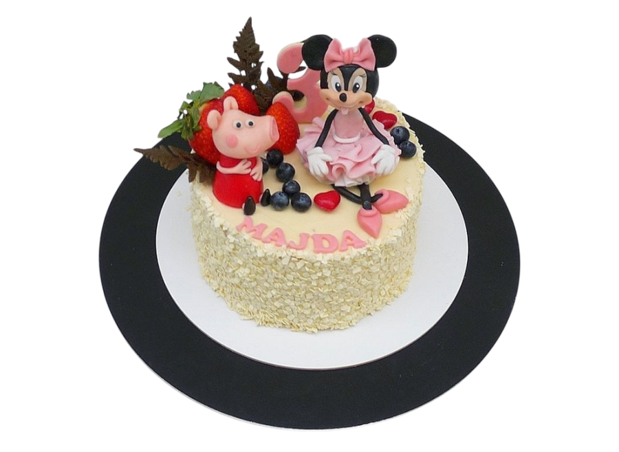 Dětský dort Minnie - prasátko Peppa