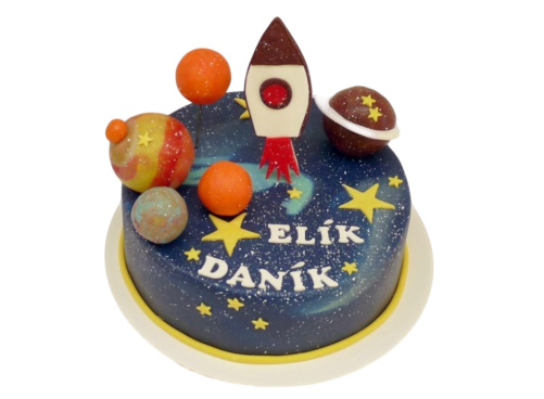Dětský dort Vesmír