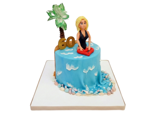 Tématický dort Dovolená