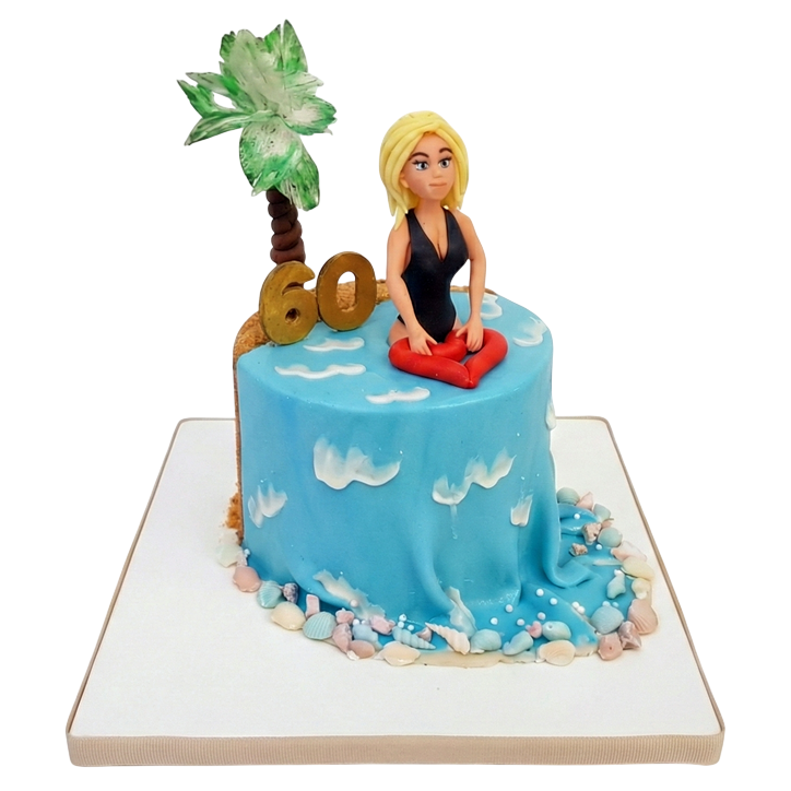 Tématický dort Dovolená