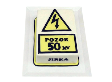Tématický dort Elektrikář