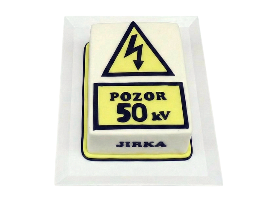 Tématický dort Elektrikář