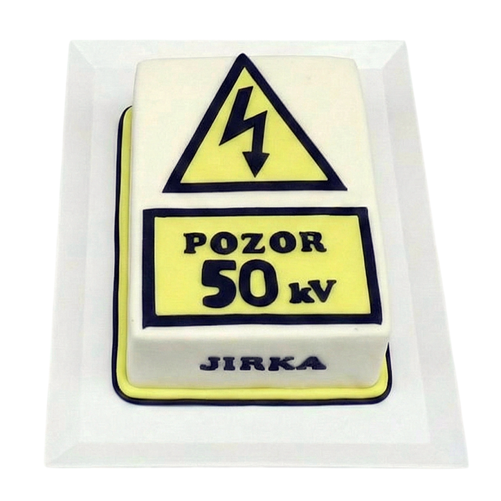 Tématický dort Elektrikář