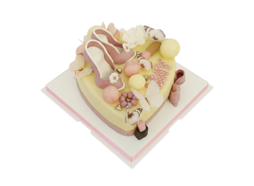 Tématický dort se střevíčky