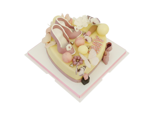 Tématický dort se střevíčky