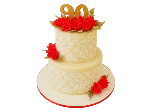 Slavnostní dort Rozkvetlá elegance