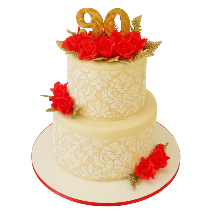 Slavnostní dort Rozkvetlá elegance