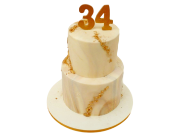 Slavnostní dort Zlatý mramor