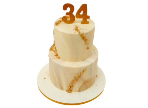 Slavnostní dort Zlatý mramor