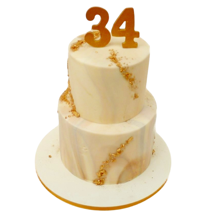 Slavnostní dort Zlatý mramor