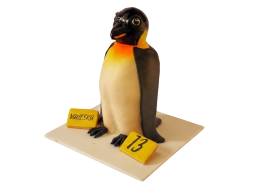 Modelovaný dort tučňák