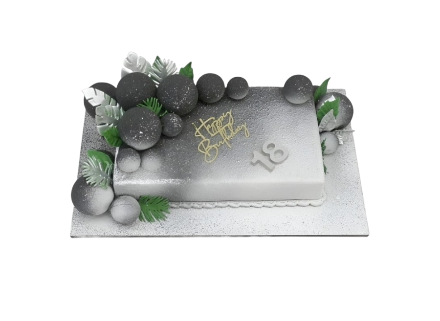 Slavnostní stříbrný dort