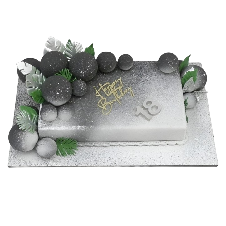 Slavnostní stříbrný dort