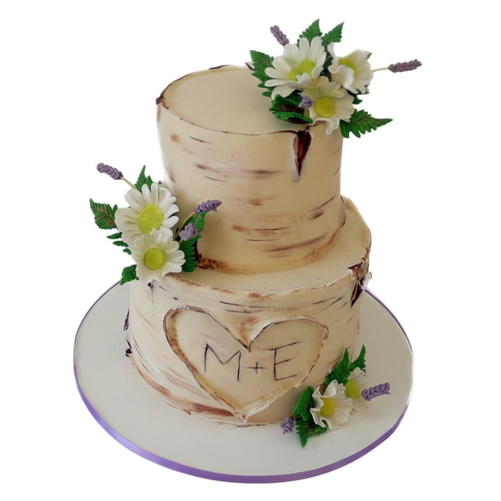 Svatební dort bříza - menší