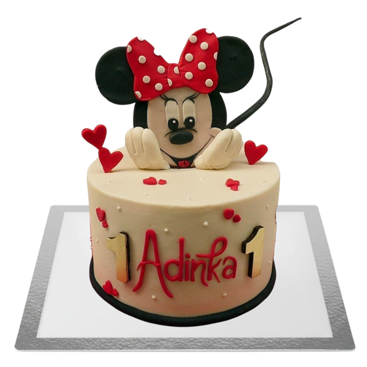 Dětský dort Minnie - zamilovaný