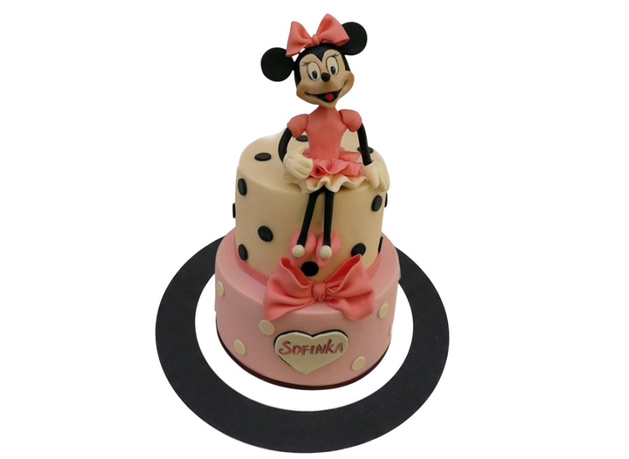 Dětský dort Minnie - postavička