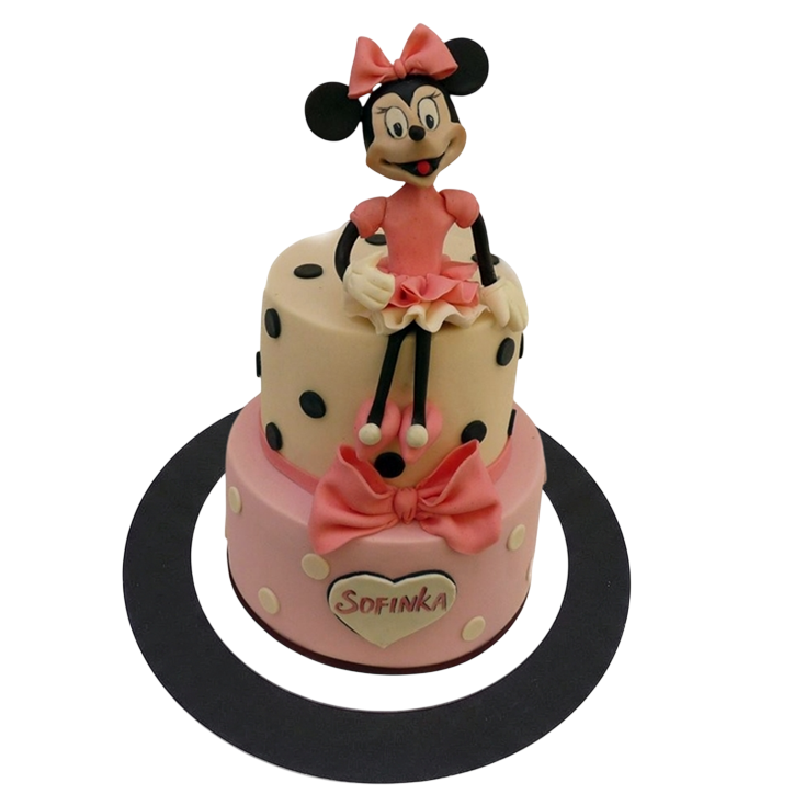 Dětský dort Minnie - postavička