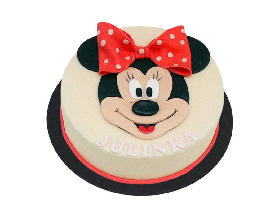 Dětský dort Minnie - hlava