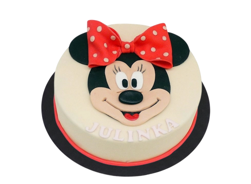 Dětský dort Minnie - hlava