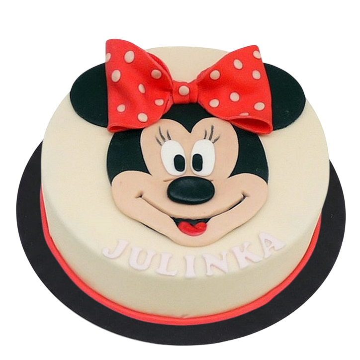 Dětský dort Minnie - hlava