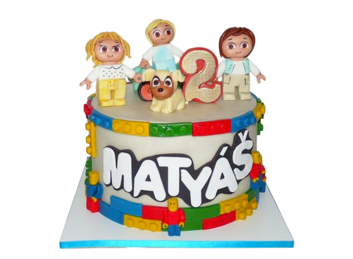 Dětský dort LEGO - Friends