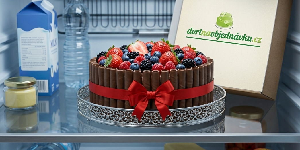 Skladování dortu v lednici