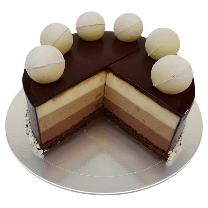 Elegantní čokoládový dort