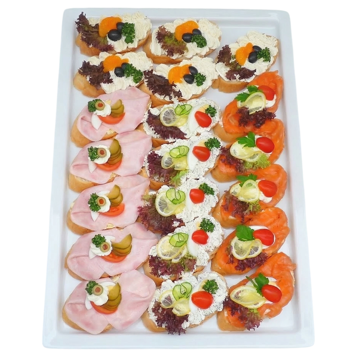 Mix tradičních českých chlebíčků