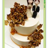 648. Svatební dort se svatebním párem